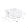 4 Storage Compartments Seasoning Box for Dining Table Home Kitchen
