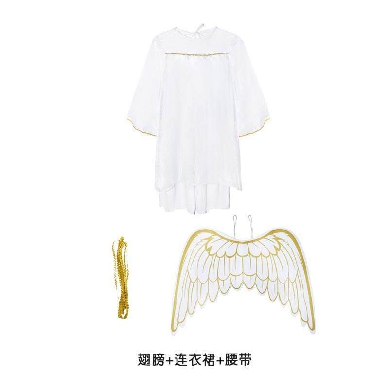 Children s angel cosplay Halloween new costumes role-playing costumes stage performance costumes S