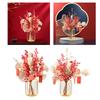 Flower Basket Ornament Year Table Centerpiece for Thanksgiving Scene Home Living Room Decor ,