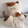 Cute Cat Plush Pillow With Embroidered Animal Design For Sofa Bed Decor And Gift