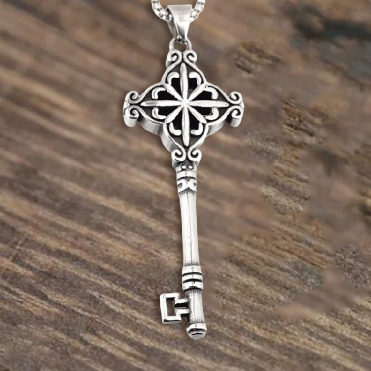 Unqiue Pendants Jewelry Component Key Shape Jewelry Findings Suitable for Hand-Making Jewelry Bracelets and Necklaces