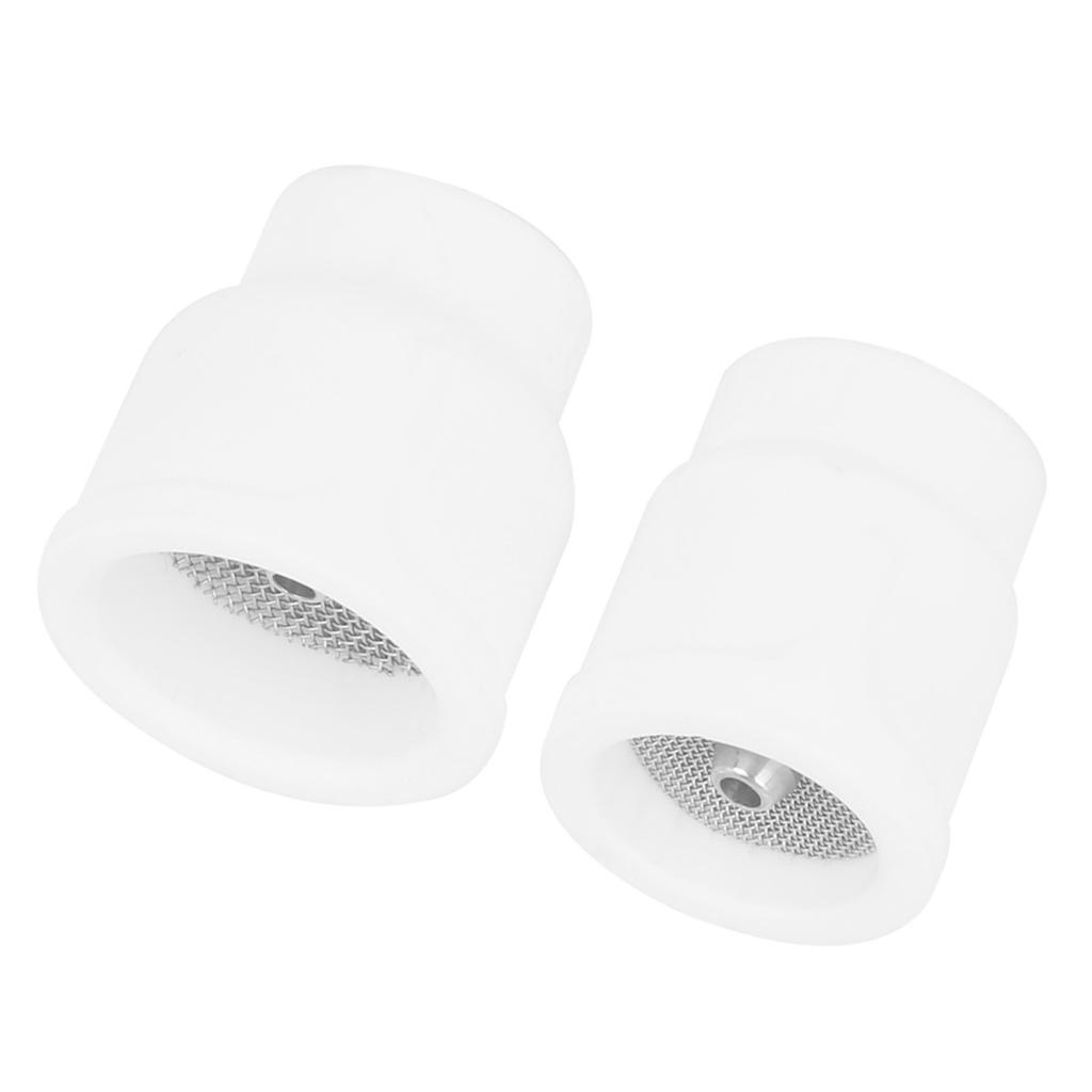 2Pcs Ceramic Welding Cup Set for WP‑17 18 26 9 20 Agon Arc Welding Gun 10# 12# Manual Tool