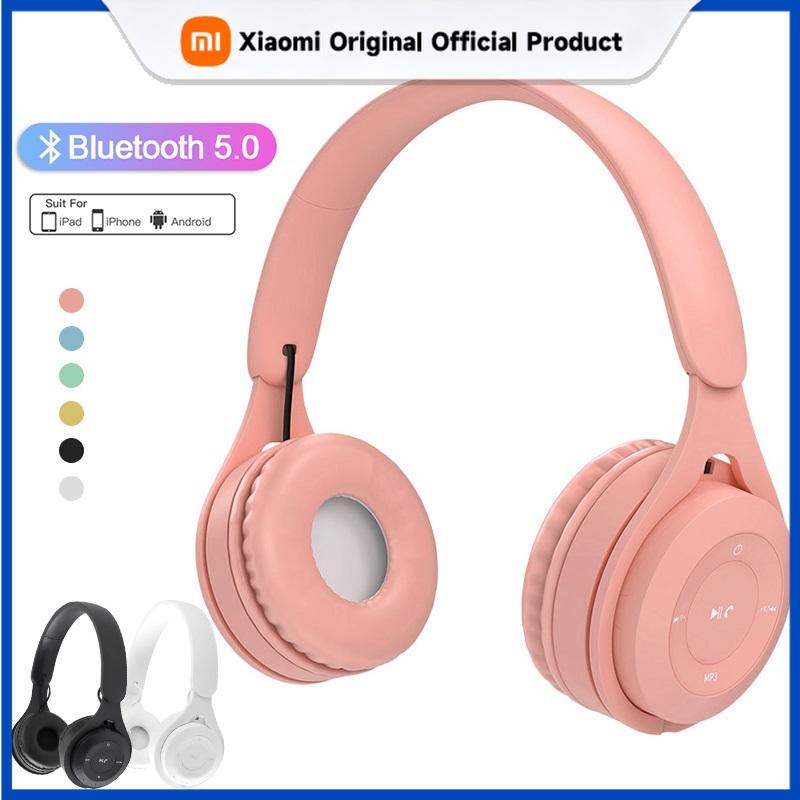 Xiaomi Headphones Kids Wireless Bluetooth Earphones Stereo Foldable Helmets Gaming Headsets Over-ear Headphones for Android ios