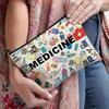 Kosmetische Reisetasche mit medizinischem Thema, faltbar, mit Reißverschluss, Make-up-Organizer, Kulturtasche, Geschenk für Krankenschwestern, Ärzte, medizinisches Personal