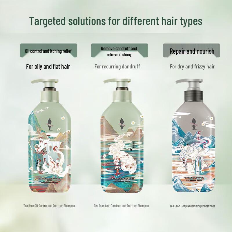 Adolph Tea Bran Anti-Dandruff Oil Control Shampoo