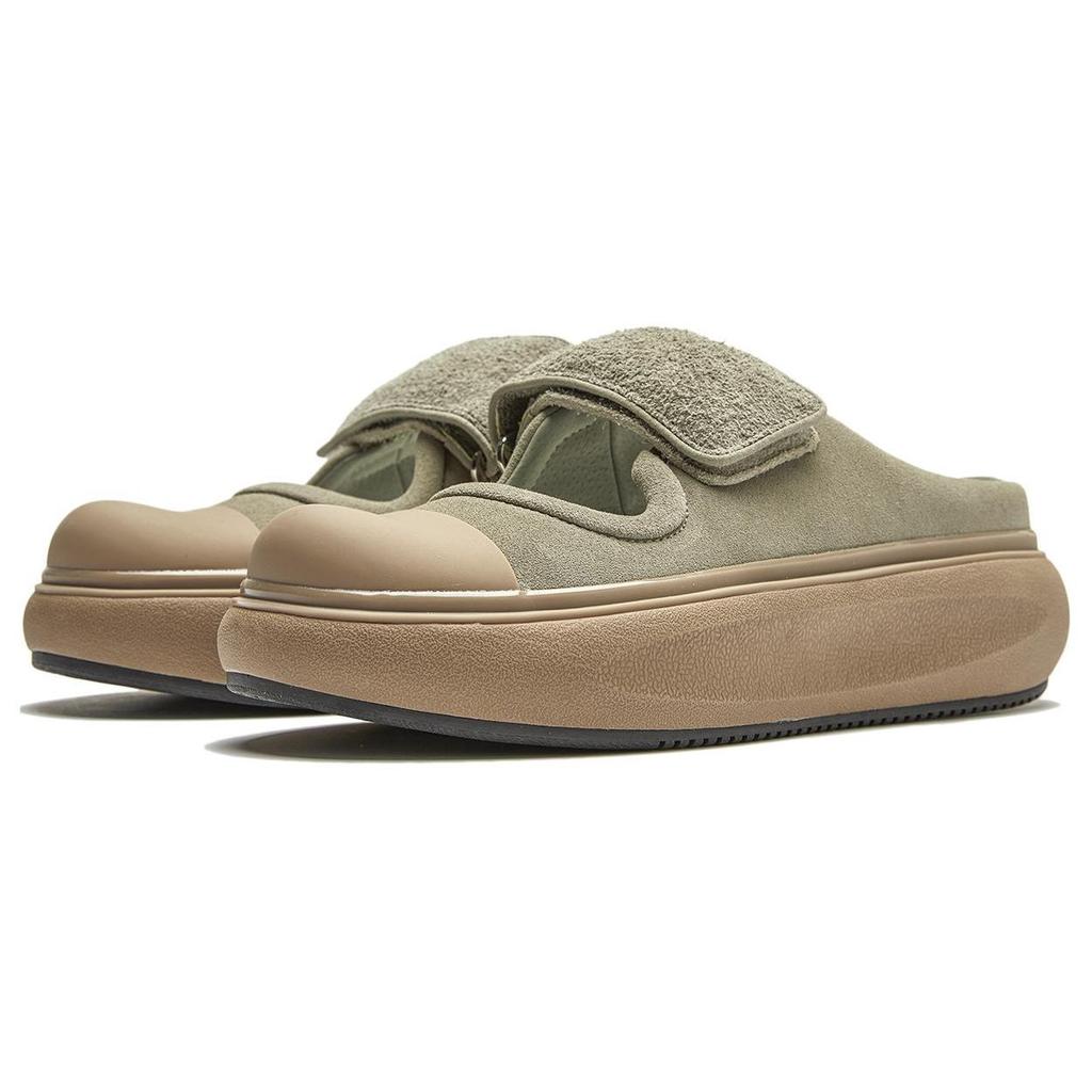 Li Ning Cloud Travel Mary Comfortable Simple Shock Absorbing Wear Resistant Low Top Casual Shoes Women Casual Shoes Dry-Grass-Gray AZGU040-6