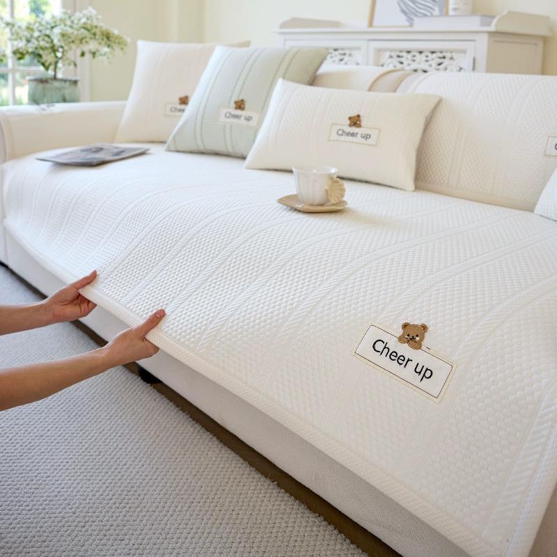 

Summer Cool Ice Silk Sofa Cushion Mat Cool Cushion Summer Non-Slip Seat Cushion New Sofa Cover Cover Cloth 70*70cm