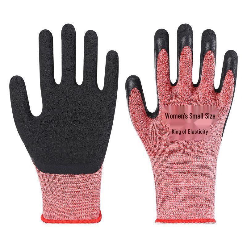 Małe Rękawice Robocze Damskie: Wytrzymałe, Antypoślizgowe, Gumowane Rękawice Robocze