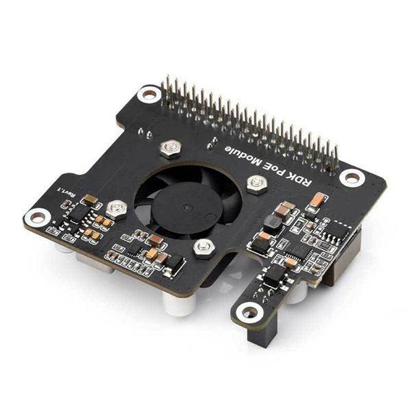 

RDK X5 PoE Module with Onboard Fan, Heatsink, Ethernet - Black PCB Set other