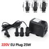 3/5/10/16/25/35/45W EU 220v Submersible Water mirco Pump for Water Gardens Hydroponic Systems Aquarium Tabletop Fountains Pon