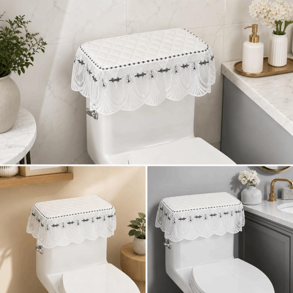 Court Style Toilet Water Tank Cover Vintage Toilet Closestool Cover Toilet Cover Home