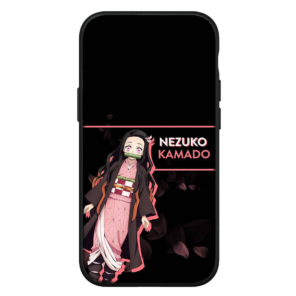 For iPhone 16 15 Xiaomi Redmi Note 14 13 12 11 Pro Max X 8 16e Samsung Galaxy S25 S24 S23 Moto OPPO Huawei Anime Demon Slayer Kamado Nezuko Phone Case