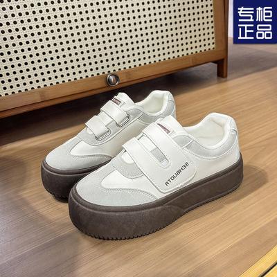 Dopamine Velcro Thick Baseplate Shoes Schoolgirl Versatile Design Sense Casual Child New Ins