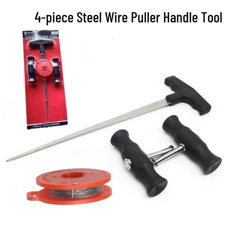 Car Windshield Removal & Installation Wire Saw Tool - Steel Wire Puller & Knife