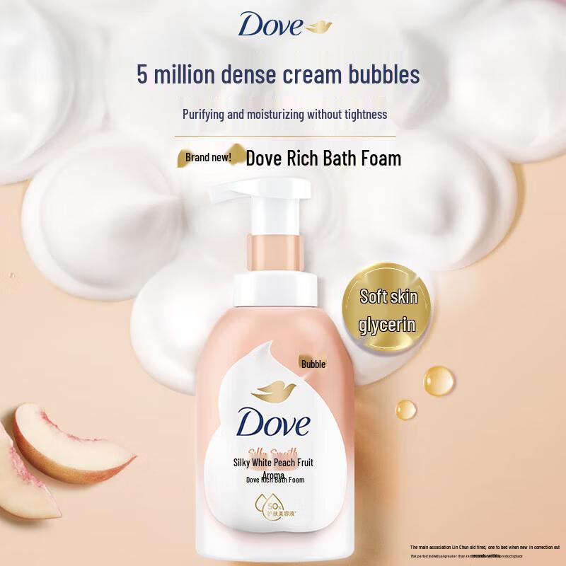 

Dove Foaming Shower Gel Peach Scent (4x400ml)