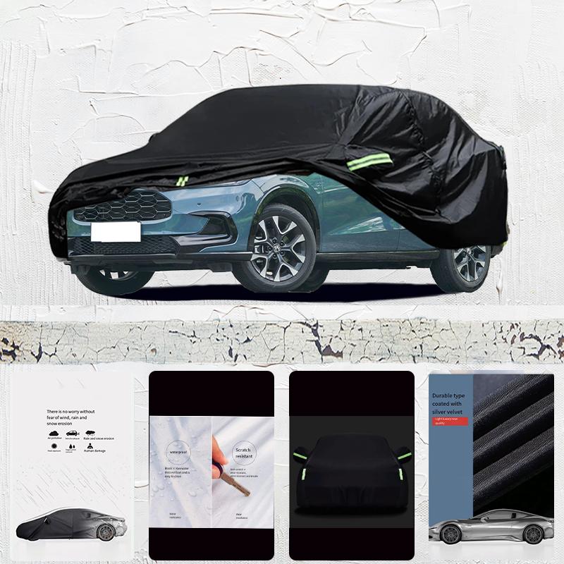 For Honda Zr-v Auto Anti Snow Anti Dust Anti Uv Anti Freeze 210T Anti Peeling Paint And Anti Rainwater Car Cover Black