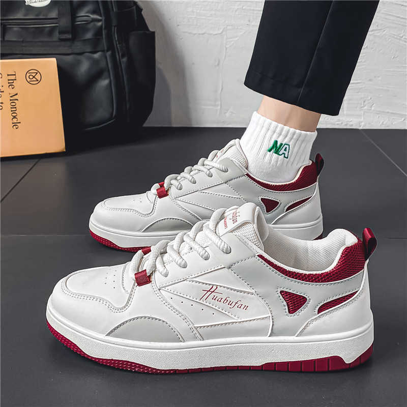 Mode Dicke Sohle Plateau Minimalistische Schuhe Mann Lässig Herren Universalmarke Orange Sneakers Mann Sport Tenid Technologien