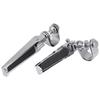 Motorcycle Foot Pegs with Engine Guard Clamps for Motorbike 1" To 1?14