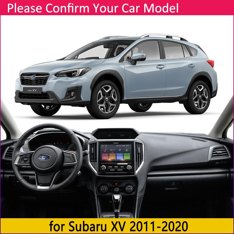 for Subaru XV 2011~ Anti-Slip Mat Dashboard Cover Pad Sunshade Dashmat Dash Car Protect Carpet Accessories Crosstrek WRX STI