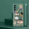 Crayon Cartoon Shin-chan Case for Samsung Galaxy A53 A03 A04 A71 A73 A05 A02s A50 A56 A20s A30s A06 Phone Cover