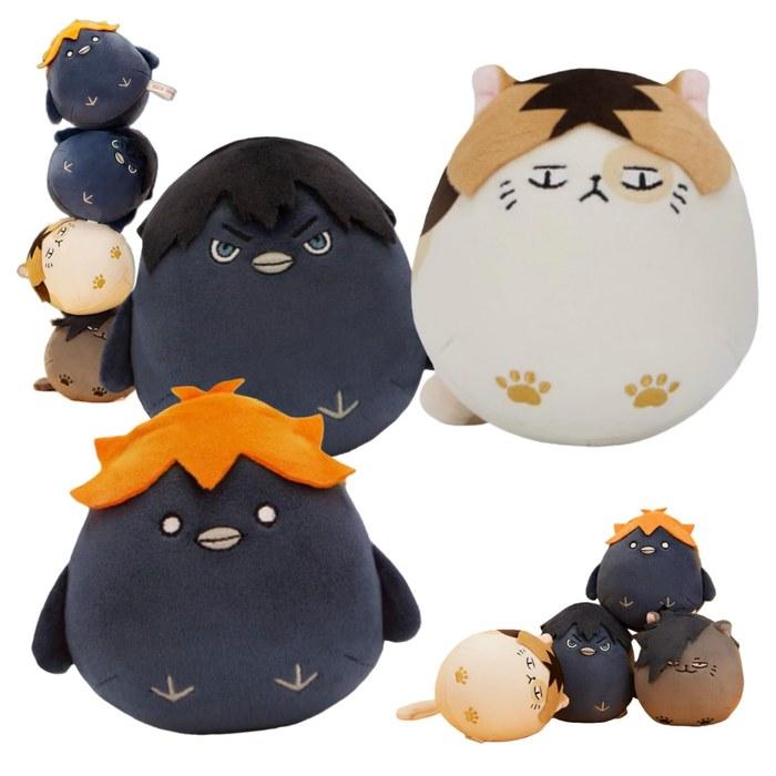 Haikyu!! Plush Karasuno 12CM Kageyama Tobio, Hinata Shoyo, Kozume Kenma – Stuffed Animal Chibi Character Goods