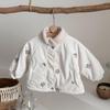 Fashionable Girls' Winter Cotton Jacket with Fleece Lining - Warm, Padded Outerwear for Children