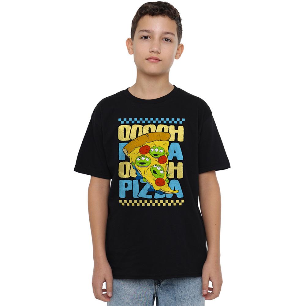 Toy Story Boys Ooooh Pizza Aliens T-Shirt