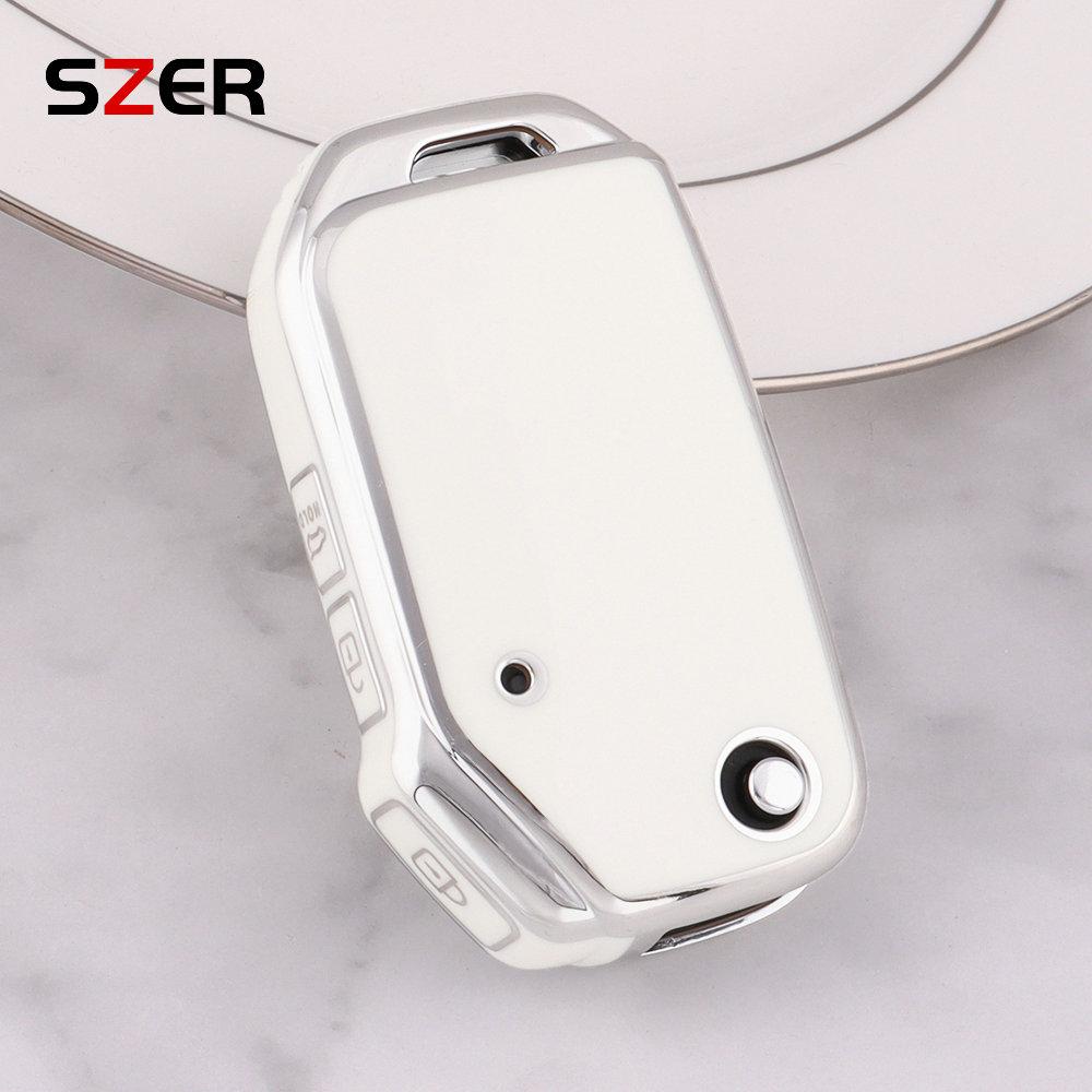 

Fashion TPU Car Flip Key Case Cover Shell For Kia Sportage Ceed Xceed Sports K5 Seltos 2019 2020 2022 2023 Accessories