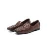 Women's Korean Style Washable Cowhide Loafers: Soft Leather Mary Janes for Mother's Day