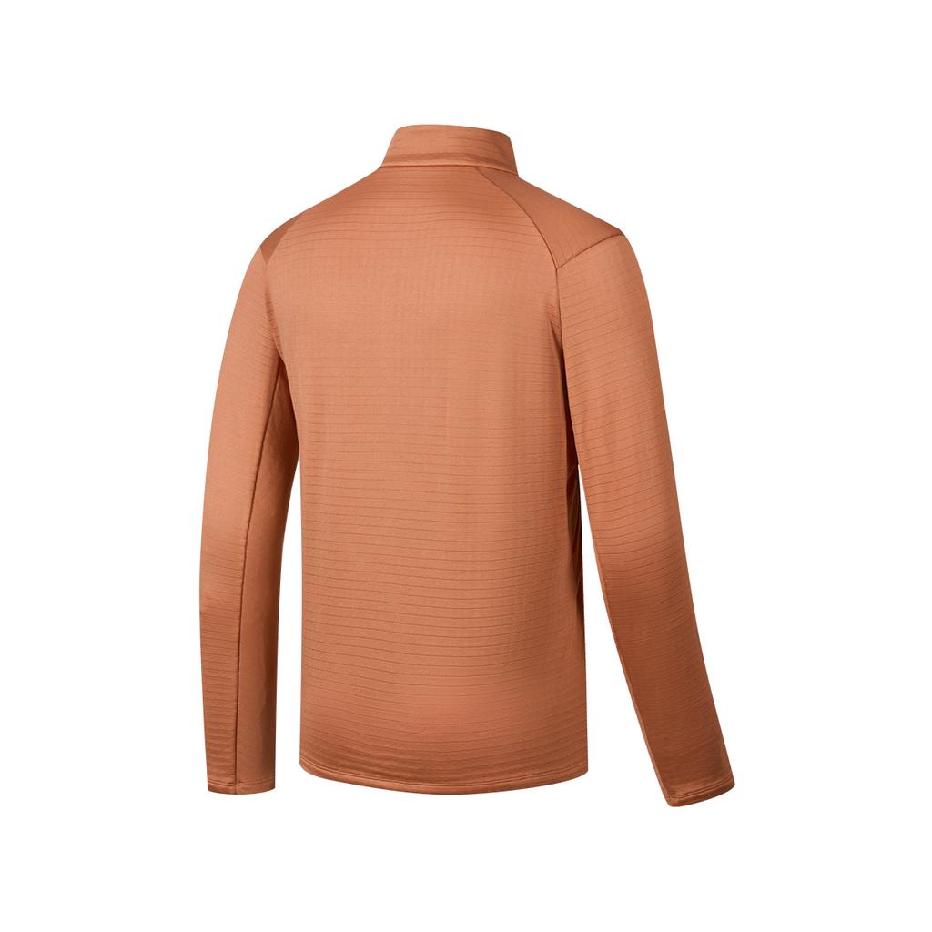Saucony Stand Collar Letter Comfortable Knitted Sweater Men sweater Gingerbread-Orange SA2259HZ01T-OG016