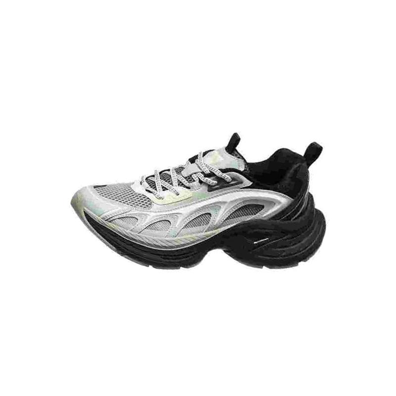 ANTA Retro Dad Shoes Silver Black Green Men 112528857-4 40