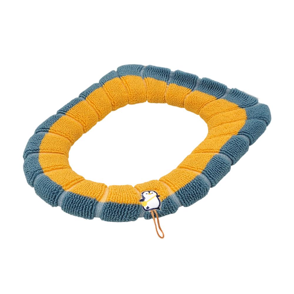 Soft Polyester Toilet Seat Cover Toilet Seat Pad Warm Seating