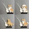 Süßer Cartoon-Hund Kühlschrankmagnet Acryl Haustierhaarsammler Katzen-Kühlschrankmagnet Haarsammlung