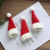 Handmade Red Wool Christmas Hat & Scarf Baking Decoration DIY Accessory