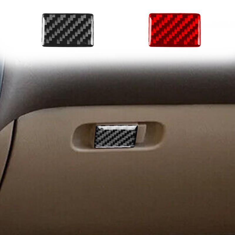 For Honda civic 2003-2005 Car Interior Accessories Carbon Fiber Passenger-side grab handle panel Cover Trim Sticker Modification