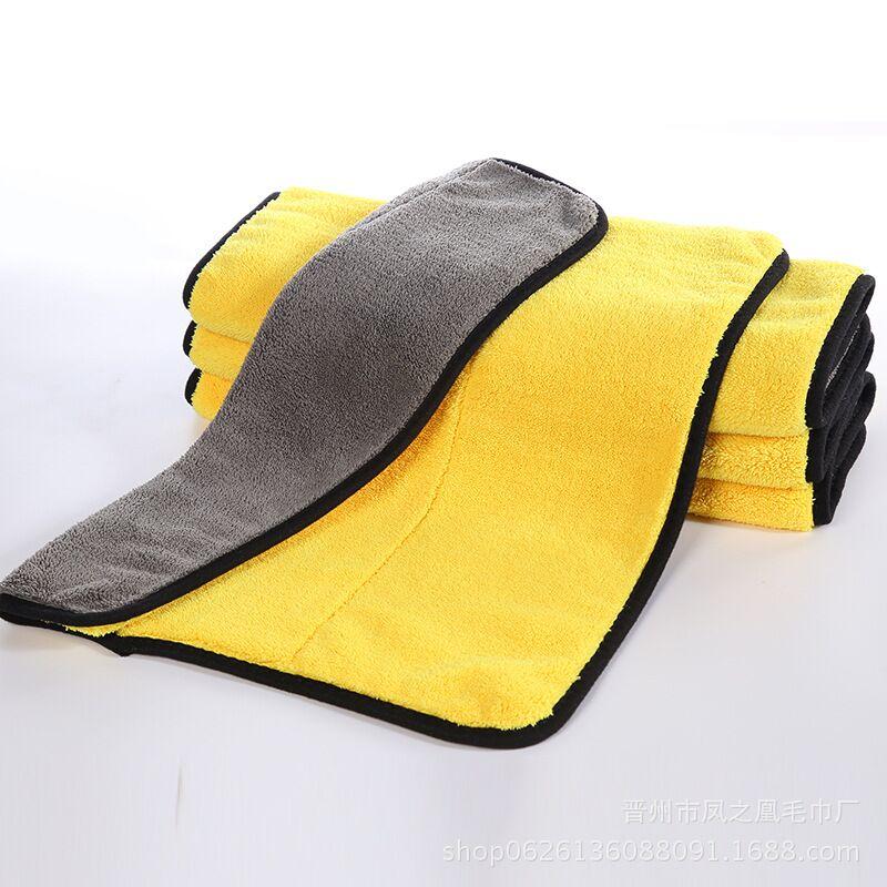 Microfiber 40x40 Cm Quick-Dry Towel Wash Magic Clay for Coral Velvet Car & Home Solid Color Woven Logo Plain Style for Hotels
