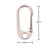 Metal Buckle Keychain Climbing Hook Zinc Alloy Strong Carabiner Key Holder Ring Carabiner Clip Keychain EDC Outdoor Tool