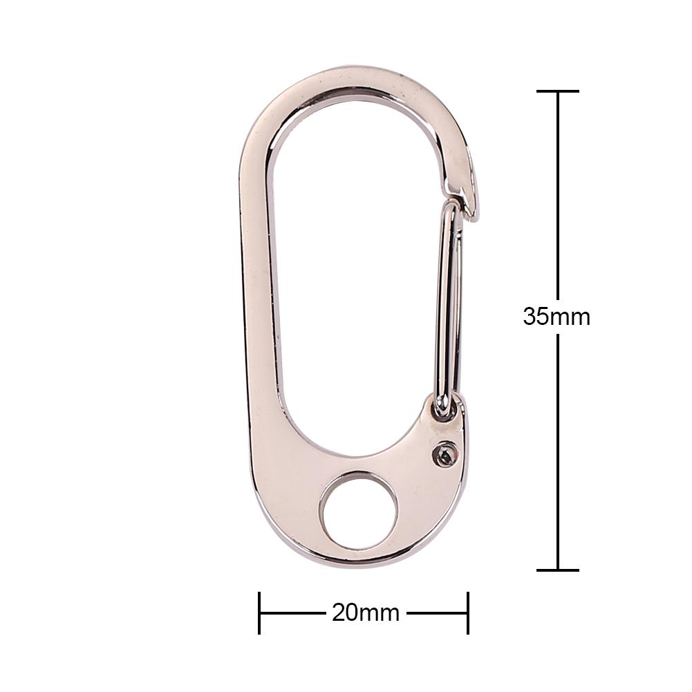 Metal Buckle Keychain Climbing Hook Zinc Alloy Strong Carabiner Key Holder Ring Carabiner Clip Keychain EDC Outdoor Tool