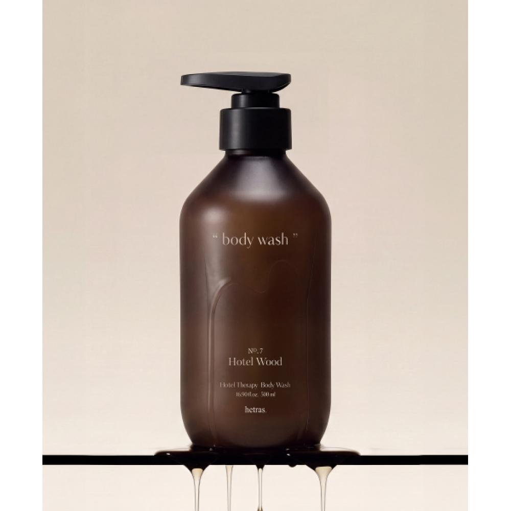 Hetras Beauty Hotel Therapy Duschgel 500ml 1 Packung HOTELWOOD black