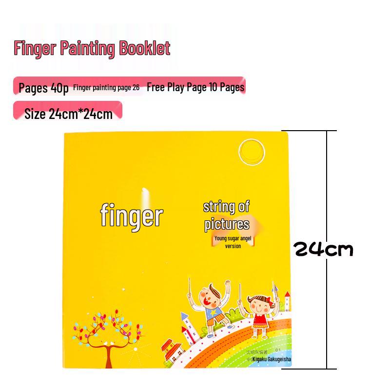 Washable Finger Painting Inkpad for Children - Perfect for Kindergarten and Elementary School Art Activities