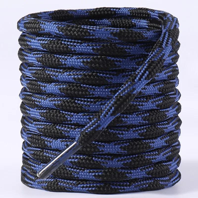 Wave Round Boot Laces - Non Slip Heavy Duty and Durable Outdoor Climbing Shoelaces - Spherical Anti-skid Design for Hiking Shoes