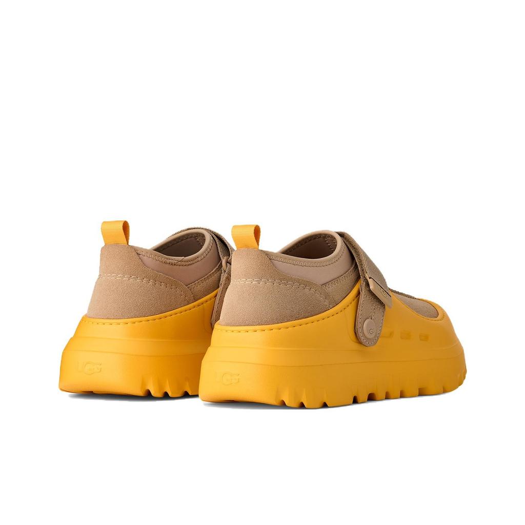 UGG Peakmod Hovězí štípenka Kulatá špička Silná podrážka Nízký svršek Neformální obuv Unisex Neformální obuv Pšeničně žlutá 1171355-MMM