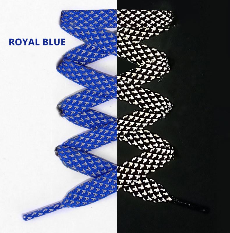 1 para odblaskowych sznurowadeł płaskie sznurowadła do sneakersów kolorowe odblaskowe sznurowadła świetlne sznurowadła 100/120/140/160CM sznurki