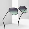 1pc Unisex Vintage Classic Personality Square Metal Frame Hollow Out Design Fashion Sunglasses For Outdoor Vacation Beach