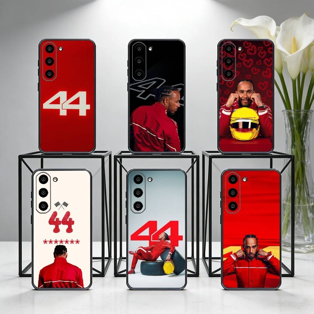 44 L-Lewis H-Hamilton Phone Case For Samsung Galaxy A73,A72,A71,A70,A53,A52,A51,Others Soft Black Cover