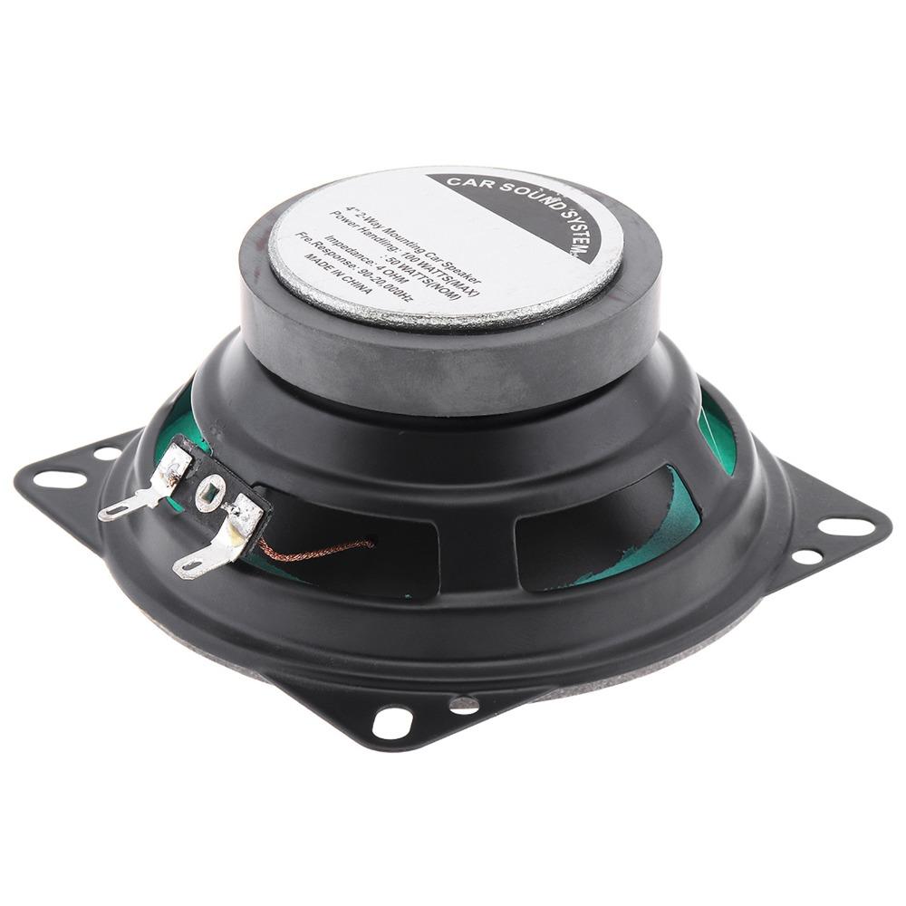 100W Vehicle Door Speaker 2-Way Car Audio Speaker Universal Car Coaxial Speaker Auto Audio System
