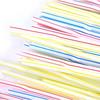 Plastic Drinking Straws 100pcs Colorful Bendable Beverage Party Supplies For Weddings And Events