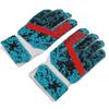 1 Pair Soccer Goalie Goalkeeper Gloves Football Gloves with Strong Grips Finger Protection Prevent Injuries Green Black
