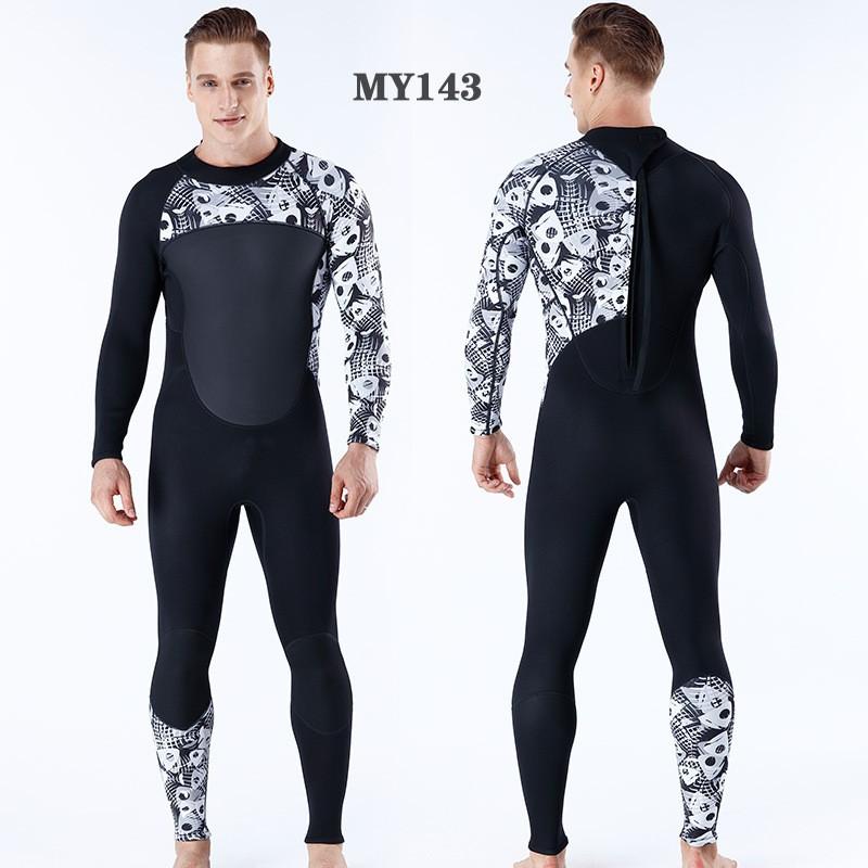 3mm Camo Full-Body Wetsuit Diving Surfing Snorkeling Men Women Warm Thermal Neoprene Suit S-XXXL
