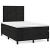 VidaXL Slat Bed Base with Mattress and LED, Upholstered Bed, Double Bed, Adult Bedroom Interior Bed, 3270325